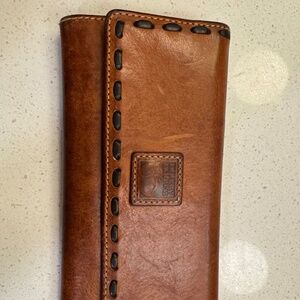 Dooney Bourke Brown/Natural Women’s Leather Wallet